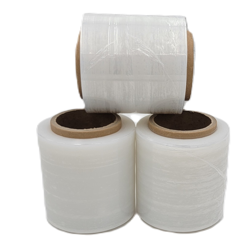 5" x 1000' x 80EQ Ga. Stretch Banding Film. 12 Rls/Case. 3" Core