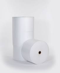 1/8" x 72" x 550' Non-Perf Roll Foam. Slit to 14.4" Rolls. 5 each 14.4 Rolls/Bundle. Must be Trimmed. #41661