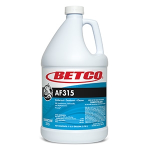 Betco AF315 Neutral PH, Disinfectant, Deodorant, & Detergent Gallon  4/CS