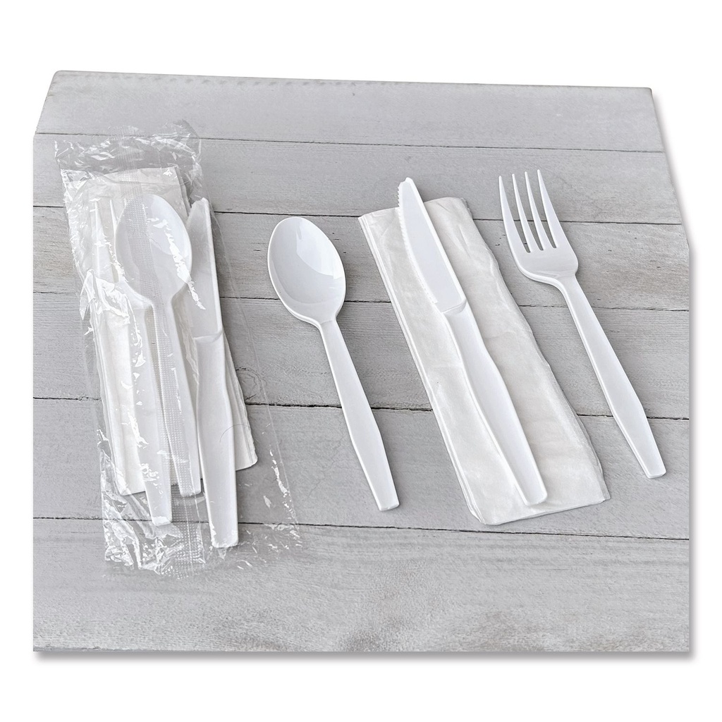 Mediumweight Polystyrene Cutlery, Knife, White, 1000/Carton....