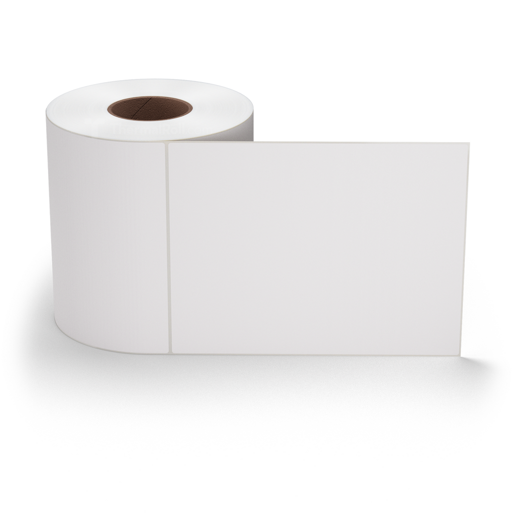 8.5 x 11 Thermal Transfer Labels w/Perf. 540 Labels/Rl, 2 Rls/Case. 3" Core x 8" OD.Permanent  Adhesive