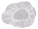 21" White Nylon Hair Nets, 1000/Case