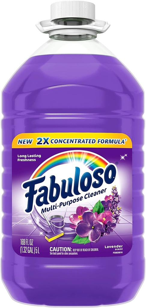Fabuloso Multi-Use Cleaner, Lavender, 4/1 Gallon per Case