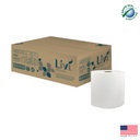 Livi 46530, Bleached Hardwound Roll Towel, 8" x 600', 6 Rolls/Case