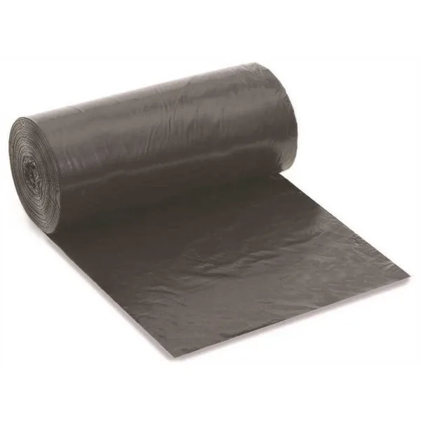 33 x 39, 1.5 Mil, 33 Gallon, Black, Flat Pack, 100/Case