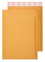 #5 Self-Sealing Bubble Mailers, 10-1/2 x 15-1/8, Kraft Plain. 100/Case. OD 277947