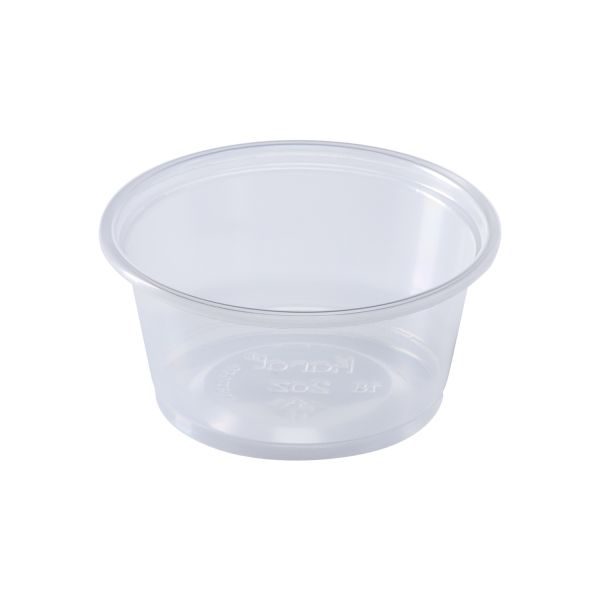 Choice 2 oz. Clear Plastic Souffle Cup / Portion Cup - 2500/Case