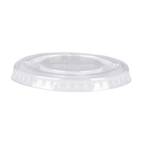 Choice PET Plastic Lid for 3.25 to 5.5 oz. Souffle Cup / Portion Cup - 2500/Case