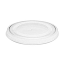 Choice Clear Flat Lid with Straw Slot - 9, 12, 16, 20, and 24 oz. - 1000/Case, #500LFLAT