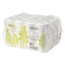 Locor 1000 Ft 2 Ply Toilet Tissue  3.85 x 4.05 Poly  Wrap, 36 Rolls/Case, Small Rigid Core