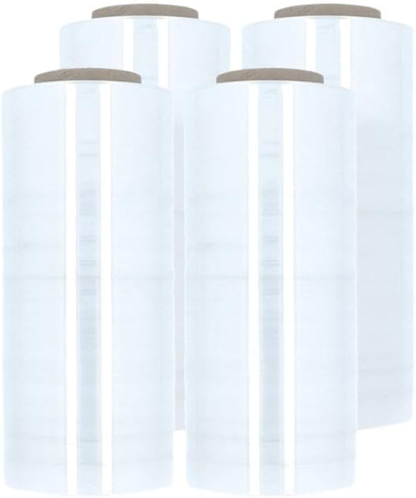 405MM (16") x 450M (1476') x 11 Mic Hand Grade Stretch Film. 4 Rolls/Case, 48 Cse/Pallet