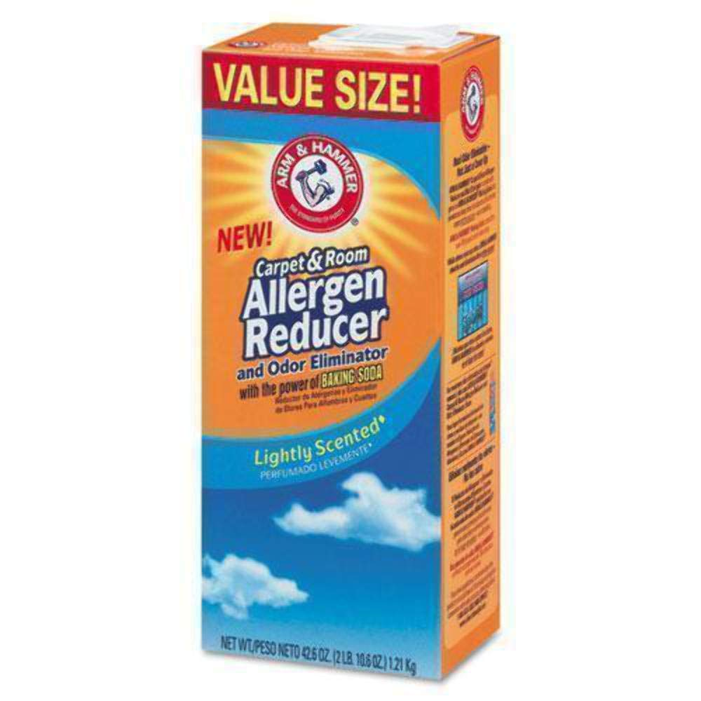 Arm & Hammer 42.6 oz. Carpet & Room Allergen Reducer and Odor Eliminator - 9/Case