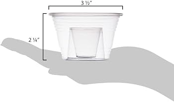 Fineline Quenchers 4112-CL Blaster Bomb Shot Cups / Power Bombs - 500/Case