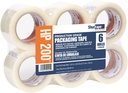 HP 200 CLEAR BOX SEALING TAPE 72MM X 100M 1.9 MIL 24RL/CS, 3" x 110 yds. 60 CASES/PALLET