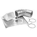 Vent Kit Alum 8' UL With Clamps, UL 2158 W 2 Spring Clamps Bagged, 12 Per Case