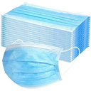 47-1924545, 3-Ply Disposable Face Mask, Civilian Use, 50/Box, 40 Boxes/Case