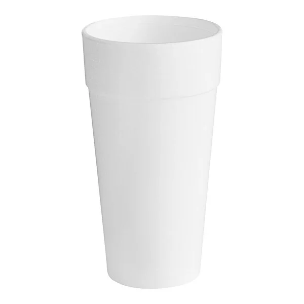24OZ FOAM CUP 500/CASE, LID 16SL