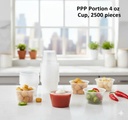 400PC 4OZ PORTION CUP 20/125 USE LID PL4N PP CUP
