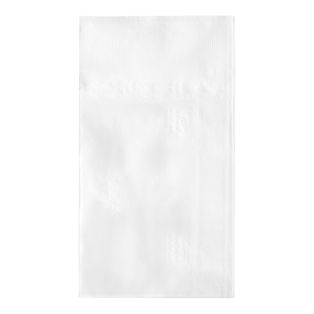 Choice White 2-Ply Dinner Napkin 17" x 15" - 3000/Case