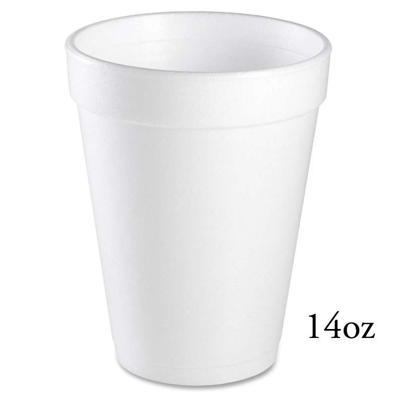 14J16 14OZ MED FOAM CUP 1M LID 16SL, 16FTLS