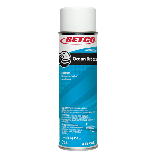 [BET 02583-00] Best Scent Ocean Breeze metered Aerosols, 6 cans/Case, 3000 Sprays