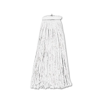 [BWK 716CEA] (NEW # AEW7516-KT) Cut-End Lie-Flat Wet Mop Head, Cotton, 16oz, White