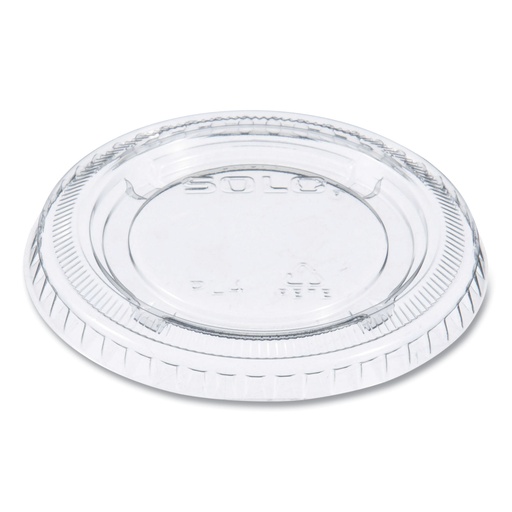[DCCPL4N] Portion/Souffle Cup Lids, Fits 3.25 oz to 9 oz Cups, Clear, 125/Pack, 20 Packs/Carton