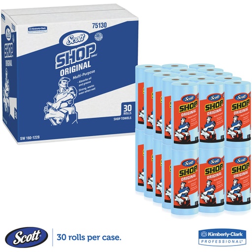 [KCC 05830] Kimberly Clark L-30 Towels, Center-Pull Roll, 8 x 15, White, 150/Roll, 6 Rolls/Case. KCC05830