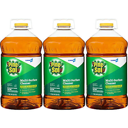 [OD 372488] Pine-Sol Original Cleaner, 144oz / Bottle, Case of 3