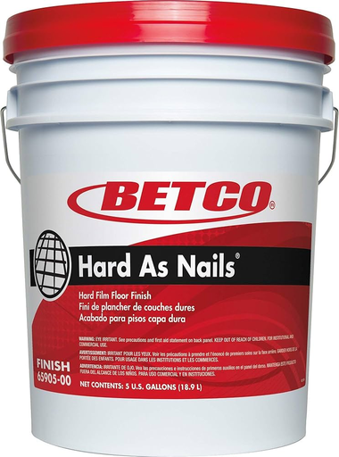 [OD 751223] Hard As Nails Film Floor Finish, 5 Gallon Pail, Betco