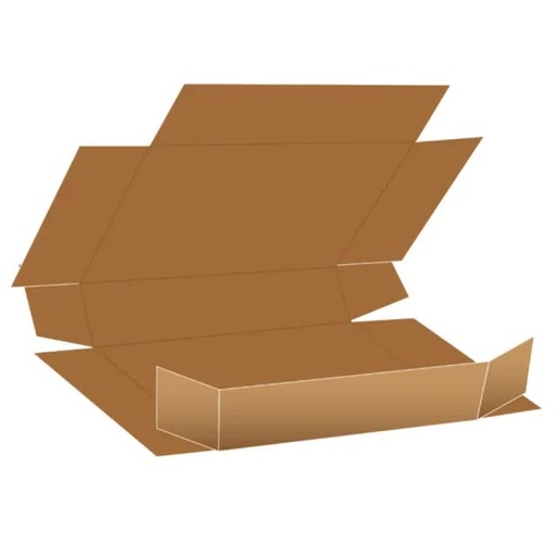 [PC 04202] 5 Panel Fold 6-1/4 x 4-13/16 x 87-5/8 Non-Transom Box. File# 56046..