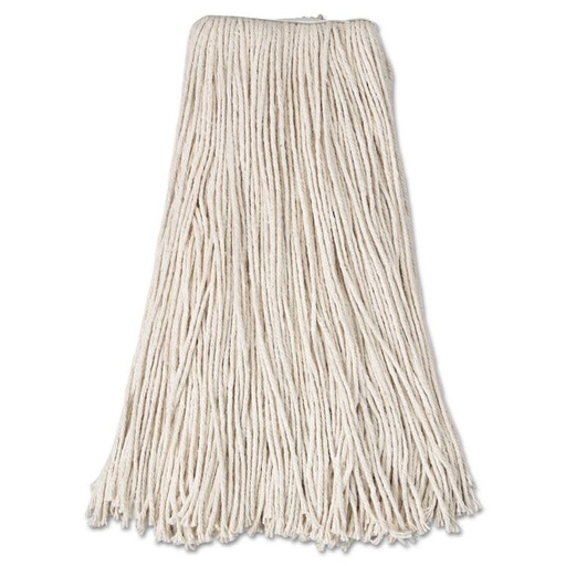 [TAG SO24#32] Star 4-Ply Economical Cotton Mop Head Large 24oz. Cut End. Disposable. -1/4" Headband 12/Case. SO24#32