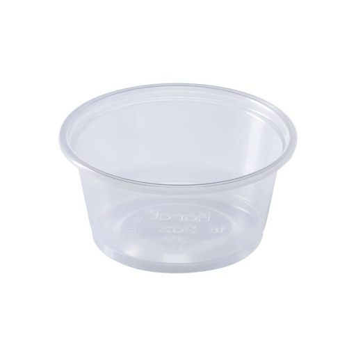 [WEB 127P2C] Choice 2 oz. Clear Plastic Souffle Cup / Portion Cup - 2500/Case