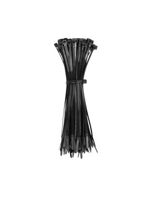 [ZIP 220257] 48" Black 175 lb. UV Resistant Zip Ties. 50/Pack