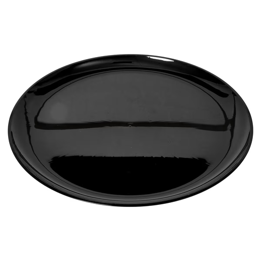[A516PBL] Caterline Casuals 16" Black Round Catering Tray - 25/Case