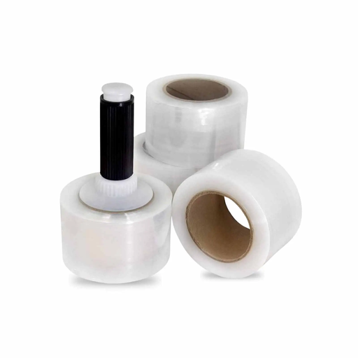 [PT MINI1203X700] 3" x 700' x 120 Ga. Stretch Banding Film. 18 Rolls/Case