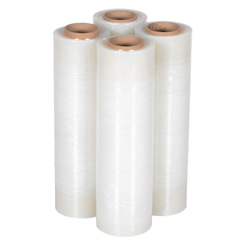 [REV TTN.014405.45-48C] 405MM (16") x 450M (1476') x 14 Mic. Hand Grade Stretch Film. 4 Rolls/Case, 48 Cse/Pallet