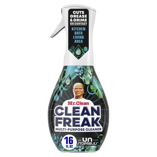 [Web 63279127] Mr. Clean 79127 Clean Freak Deep Cleaning Mist All-Purpose Spray Cleaner with Gain Original Scent 16 fl. oz. - 6/Case