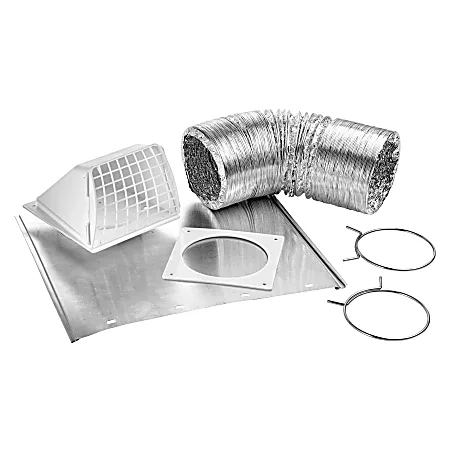 [R-03-285] Vent Kit Alum 8' UL With Clamps, UL 2158 W 2 Spring Clamps Bagged, 12 Per Case