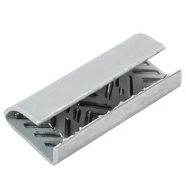 [CSP SEAL-P500-1] 5/8" x 1-1/4" Open Serrated Seals for Polyester Strapping. 1000/Case