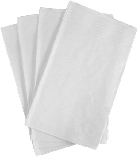 [WEB 5002DNAP] Choice White 2-Ply Dinner Napkin 17" x 15" - 3000/Case